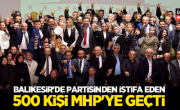 Partilerinden istifa eden 500 kişi MHP’ye geçti