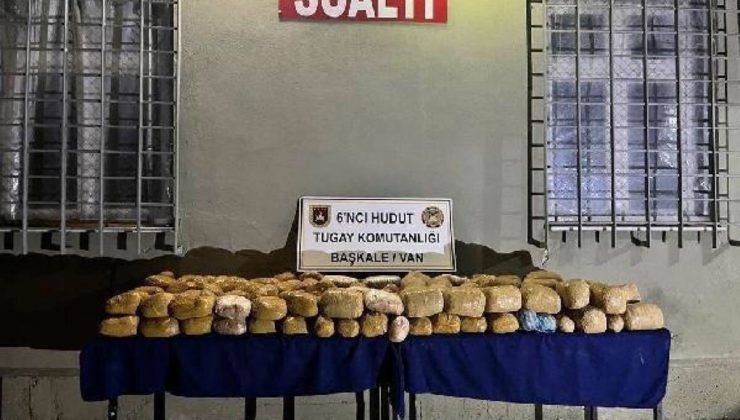 Van sınırında 215 kilo uyuşturucu ele geçirildi