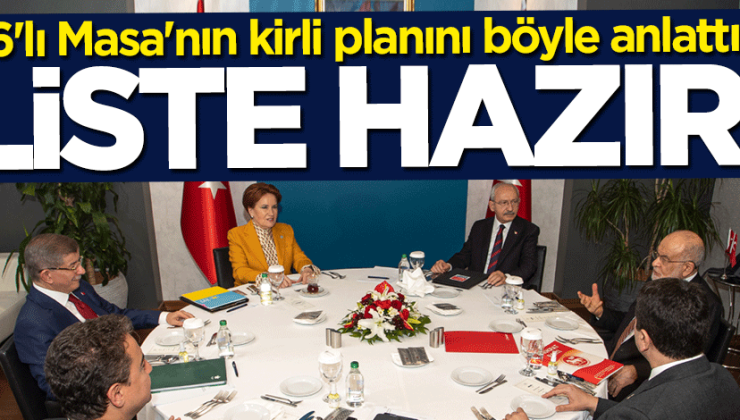 Can Ataklı 6’lı Masa’nın kirli planını böyle anlattı: 9 bin kişilik liste hazır