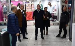 Kılıç, Sanat Sokağı esnafını ziyaret etti