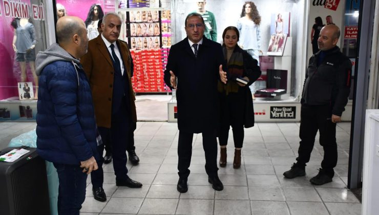 Kılıç, Sanat Sokağı esnafını ziyaret etti