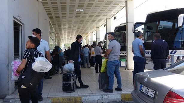 Otogarda bayram öncesi hareketlilik başladı