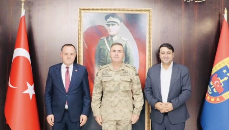 İki İlçe Başkandan Tuğgeneral Avkıran’a ziyaret