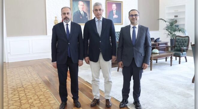 Rektör Şevli ve Başhekim Karaman’dan Sağlık Bakanı Memişoğlu’na ziyaret