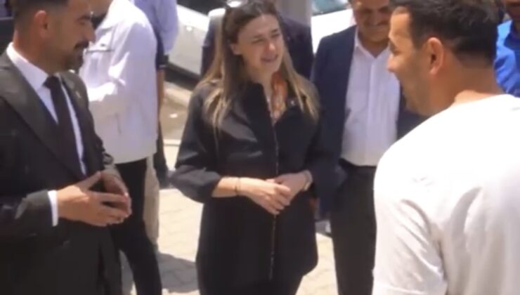 İrem Bayram Çaldıran’da esnafla bir araya geldi