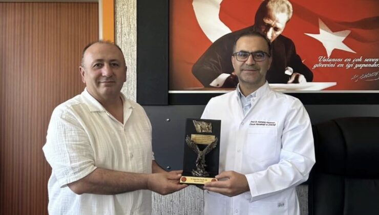 Tuğgeneral Kılcı’dan Prof.Dr. Başhekim Karaman’a ziyaret