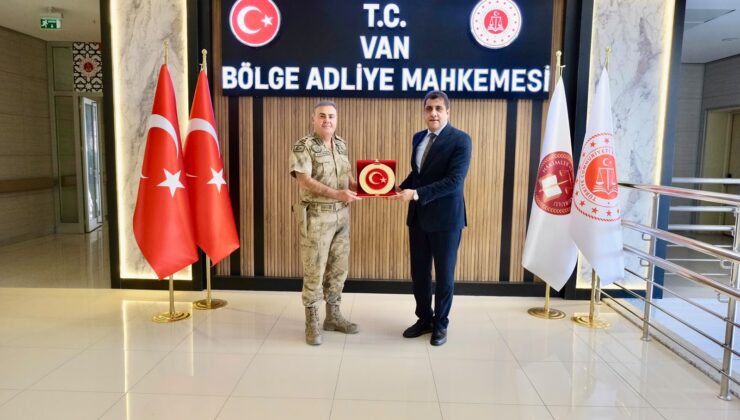 Tuğgeneral Mücahit Avkıran’dan Başsavcı Hikmet Salman’a ziyaret